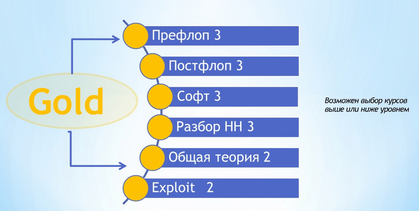 Набор курсов уровня Gold