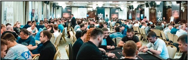 Участники турнира Colossus на WSOP-C Russia в 2018 году